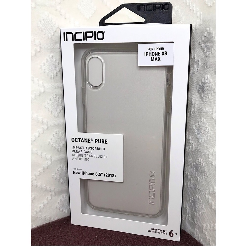 INCIPIO Octane®️ Pure Impact-Absorbing Case, Clear ~Fits iPhone XS MAX
